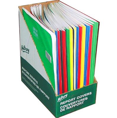 Hilroy 06247 Duo Tang Folders -Assorted Colours- 50/pack